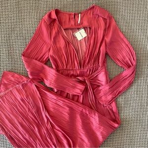 NWT Free People Pink Bodysuit
